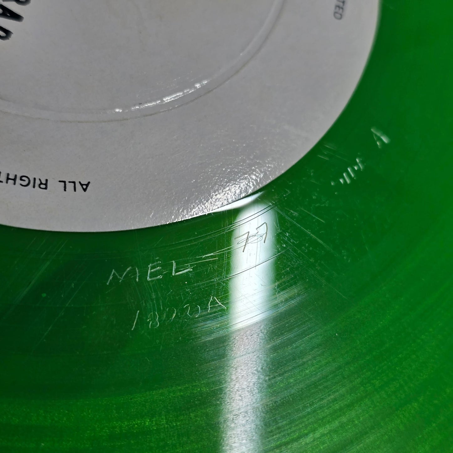 Grateful Dead - Recorded Live in Concert - Lime Green TMOQ