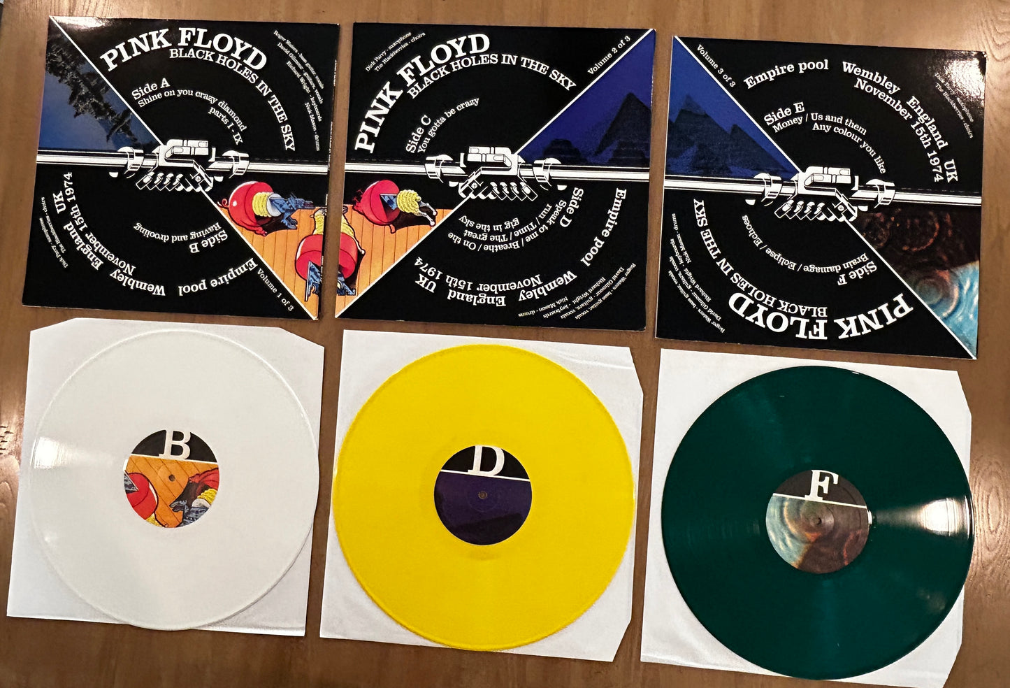 Pink Floyd - Black Holes In The Sky - 3 LP Set