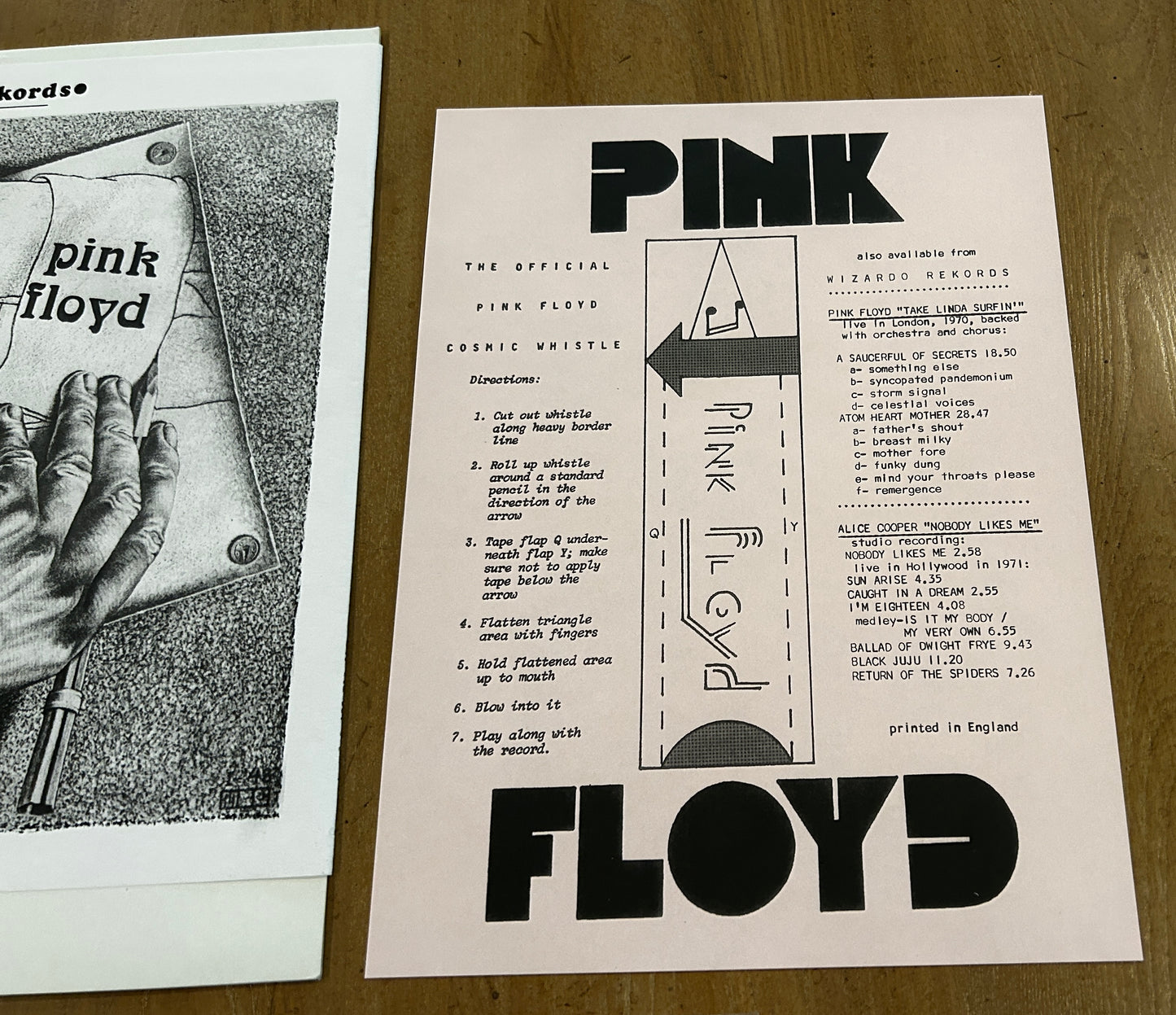 Pink Floyd - The Miracle Muffler (replica) - MCV Wizardo Rekords