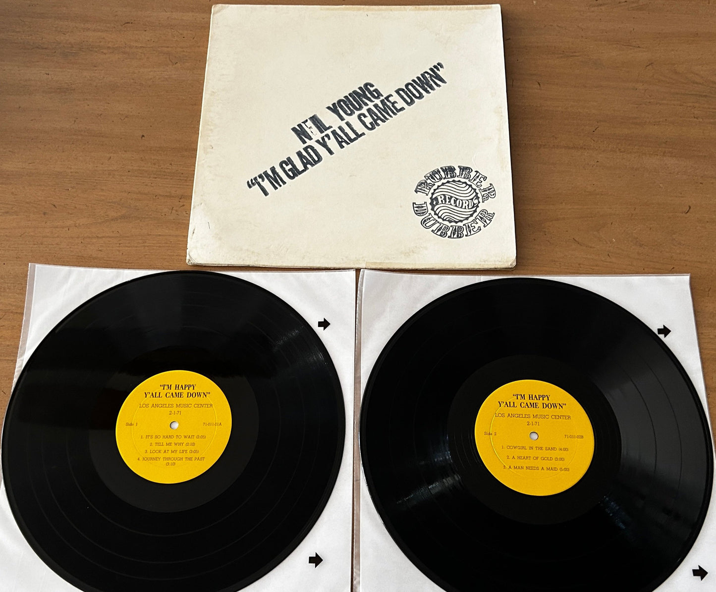 Neil Young - I'm Glad Y'all Came Down on Rubber Dubber