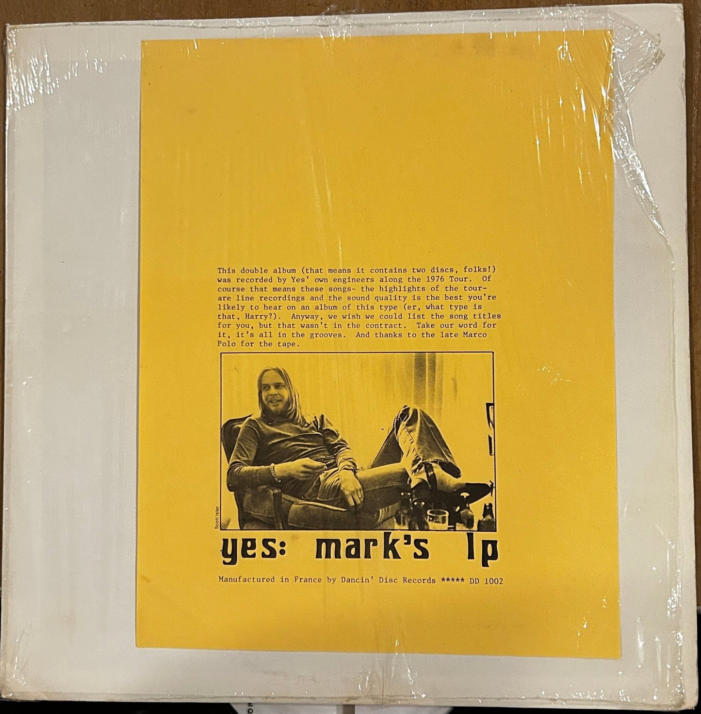 Yes - Marks LP