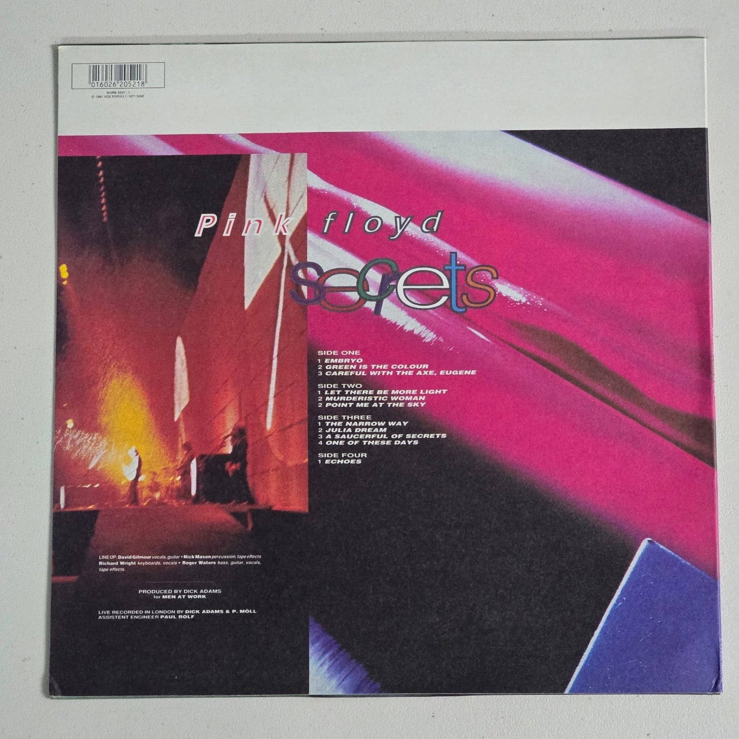 Pink Floyd - Secrets - Blue 2LP