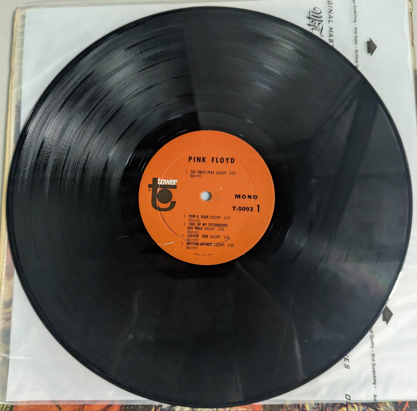 Pink Floyd 'Piper At The Gates Of Dawn' US Mono on Tower