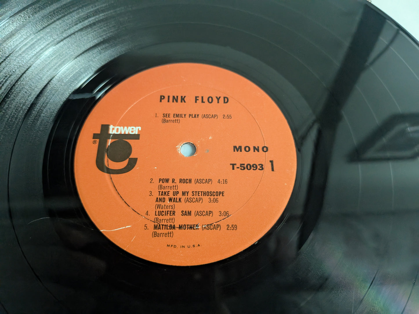 Pink Floyd 'Piper At The Gates Of Dawn' US Mono on Tower