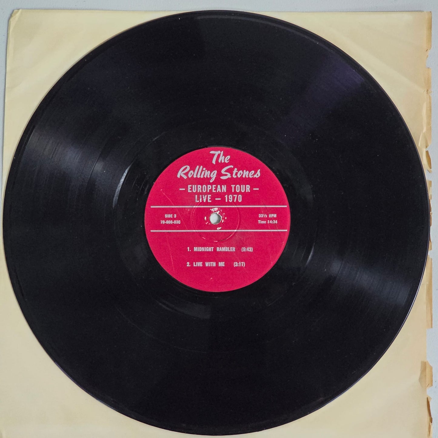 Rolling Stones - European Tour Live 1970 - 2LP