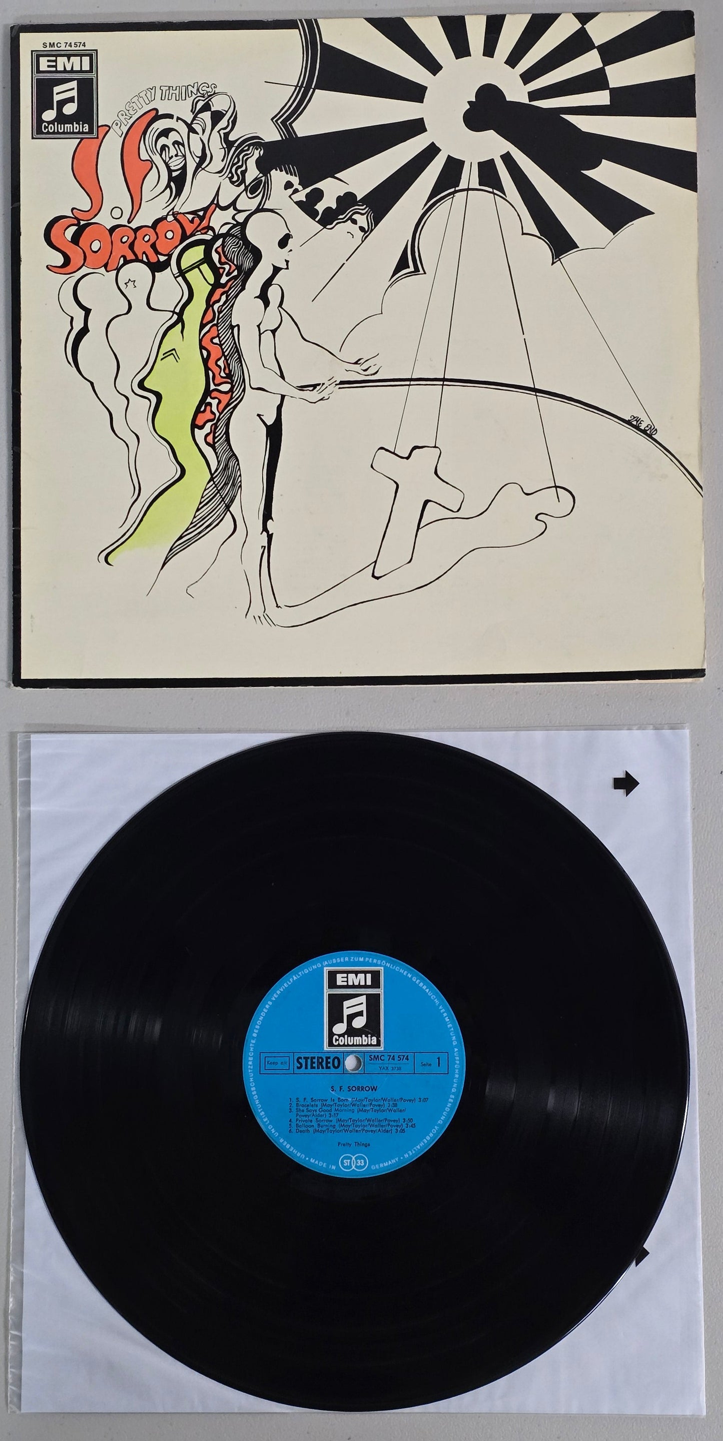 S F Sorrow - German 1968 LP Stereo (Charity)