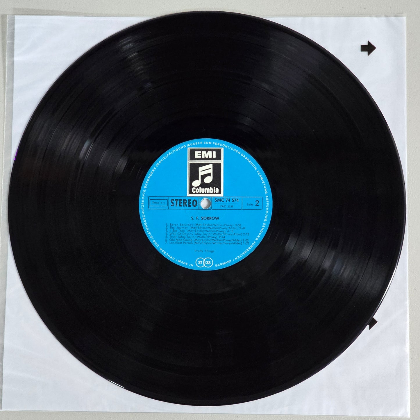 S F Sorrow - German 1968 LP Stereo (Charity)