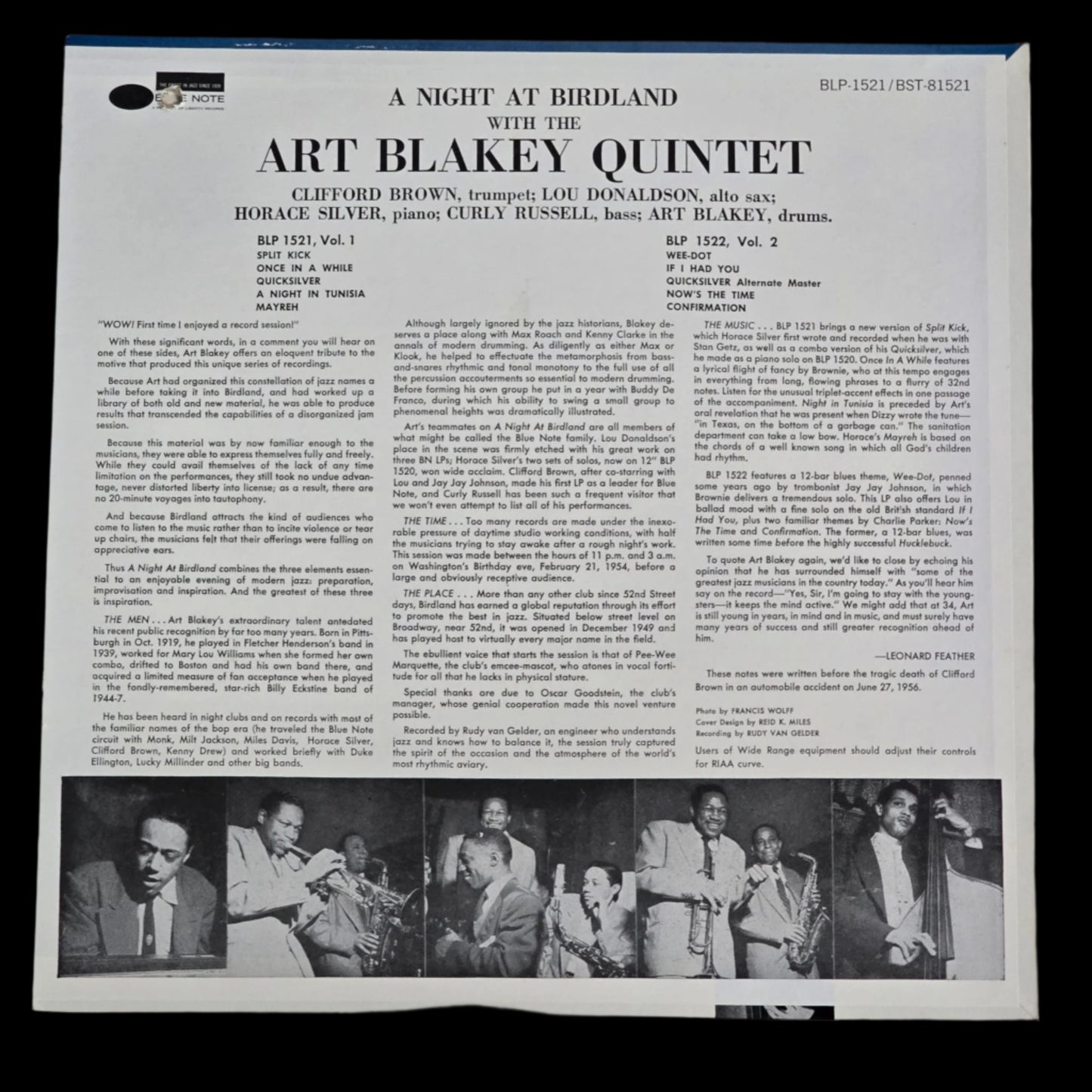 Art Blakey - A Night At Bird Land - Volume 1 - Blue Note