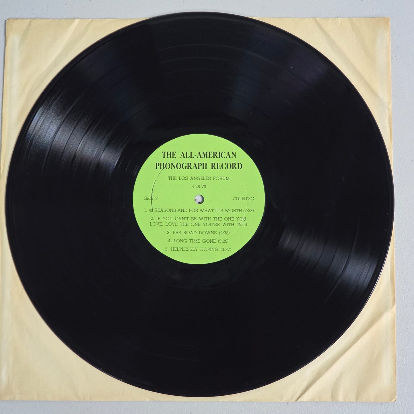 Crosby, Stills, Nash & Young - The All-American Phonograph Record Album - 2LP