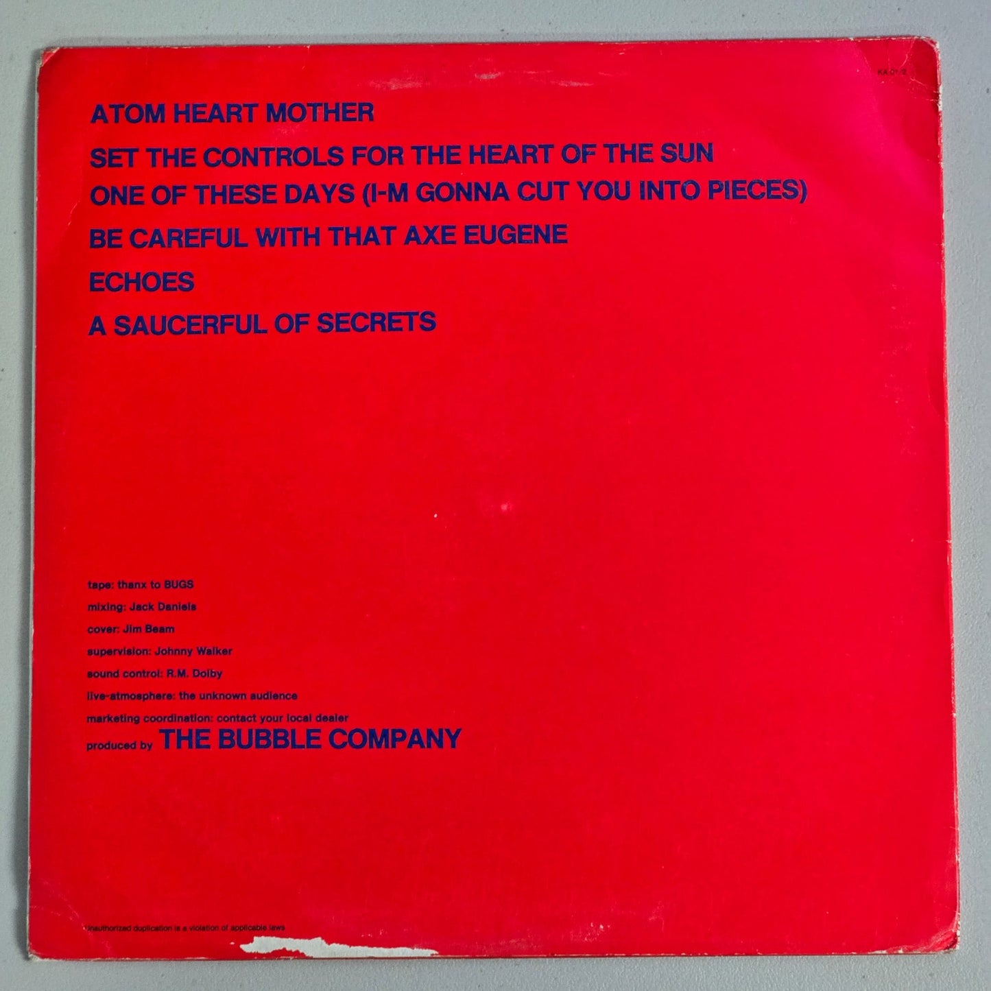 Pink Floyd - Double Bubble