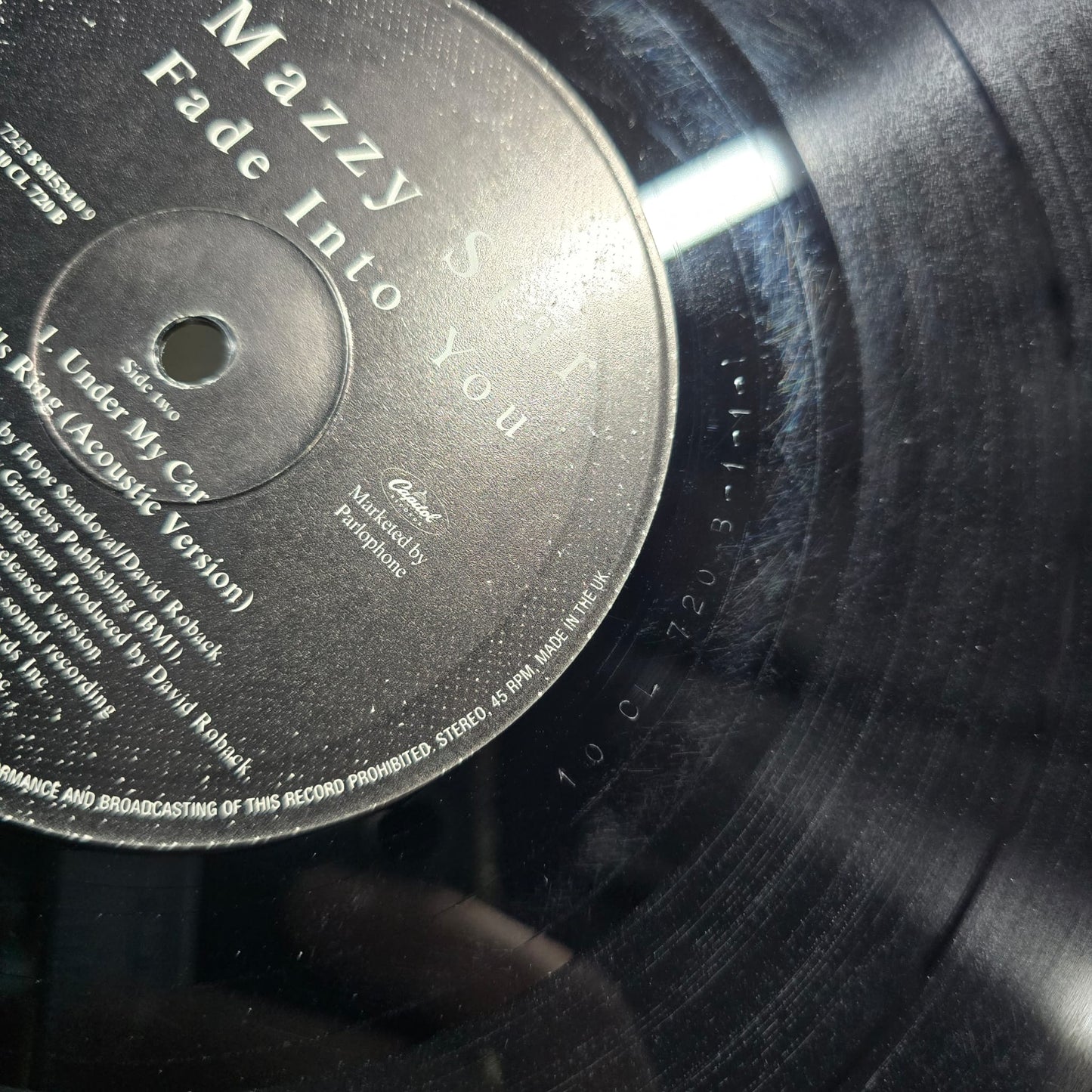 Fade Into You - UK 1994 10" EP