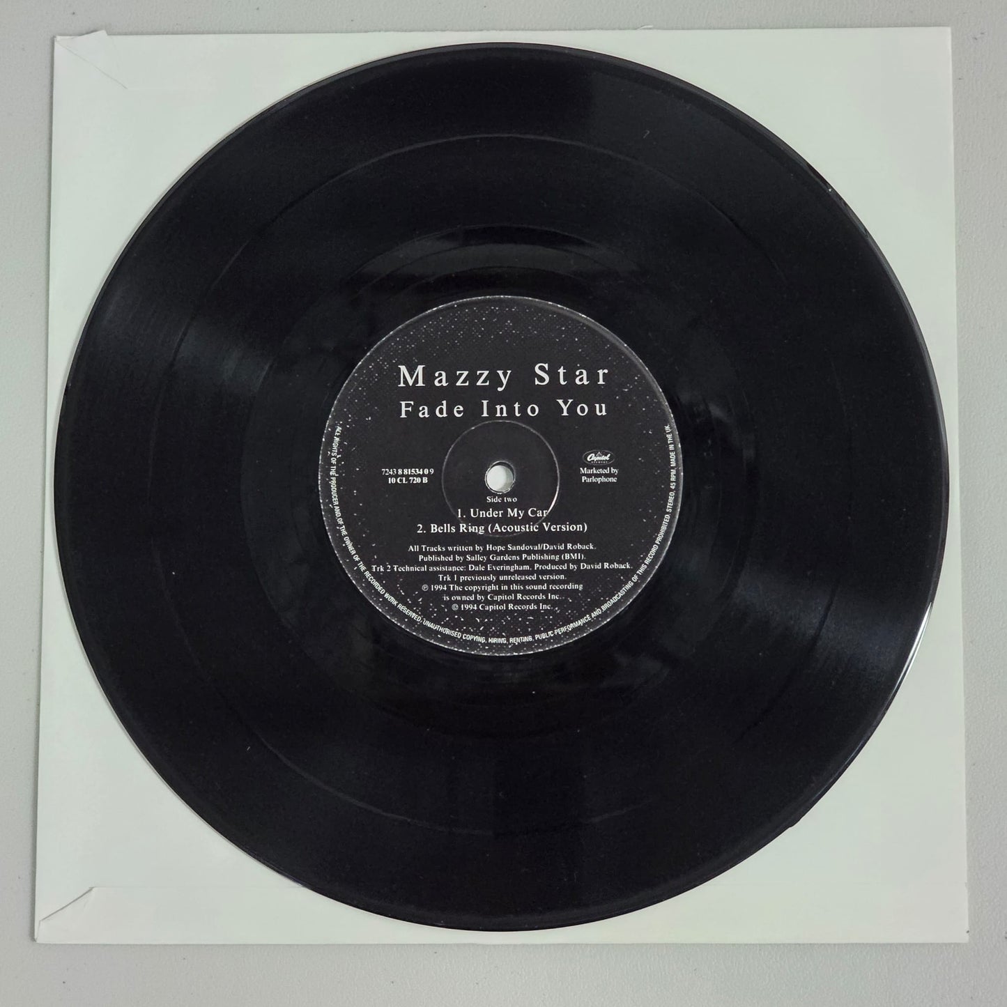 Fade Into You - UK 1994 10" EP