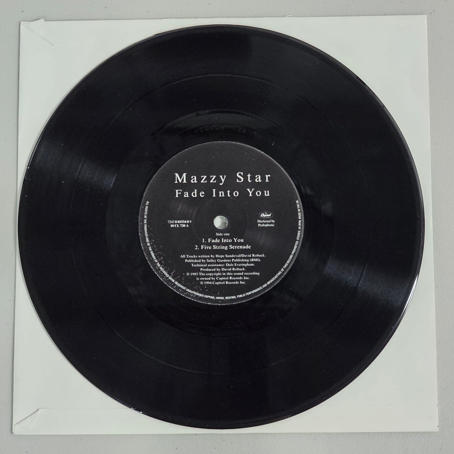 Fade Into You - UK 1994 10" EP