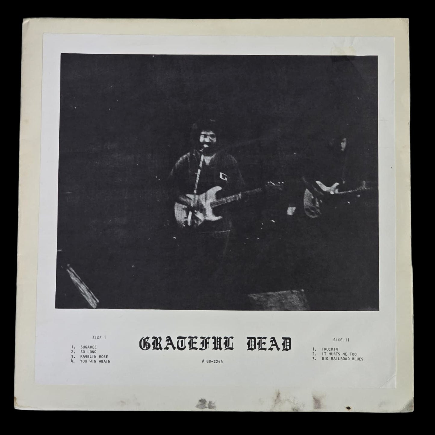 Grateful Dead – Sugaree – WCF GD-2244 – 1972 US Bootleg – VG+ VG+
