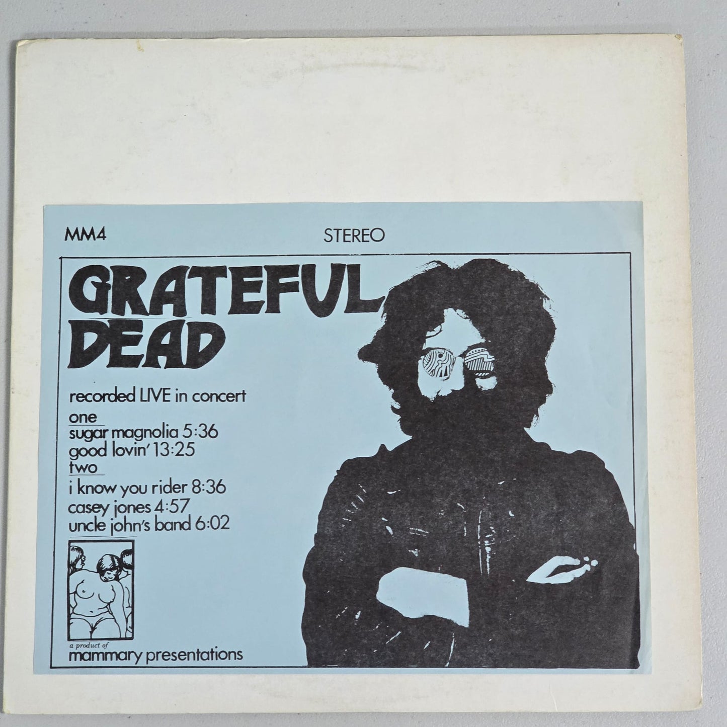 Grateful Dead - Recorded Live in Concert - Translucent Blue