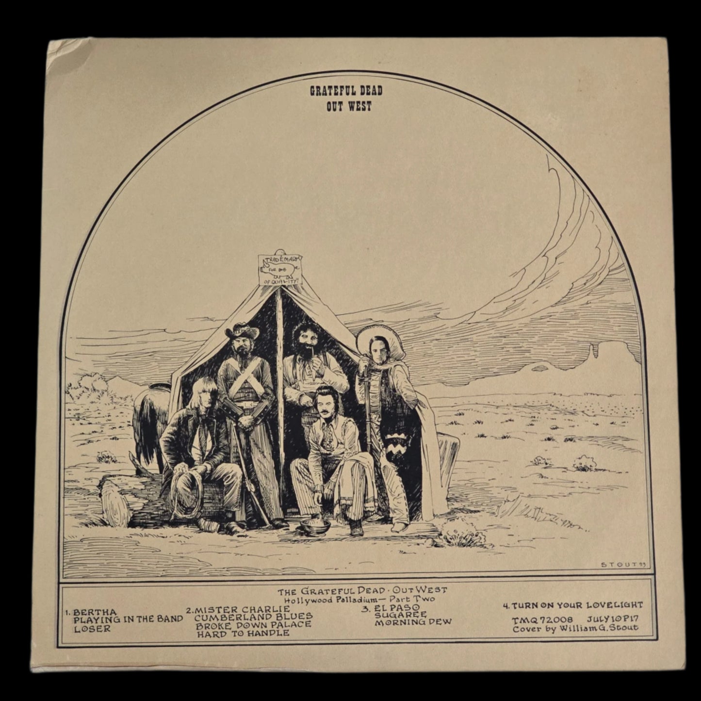Grateful Dead - Out West - TMOQ 2 LP