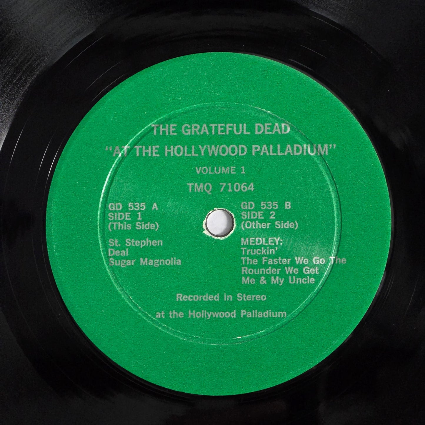 Grateful Dead - At The Hollywood Palladium Vol 1 - Black