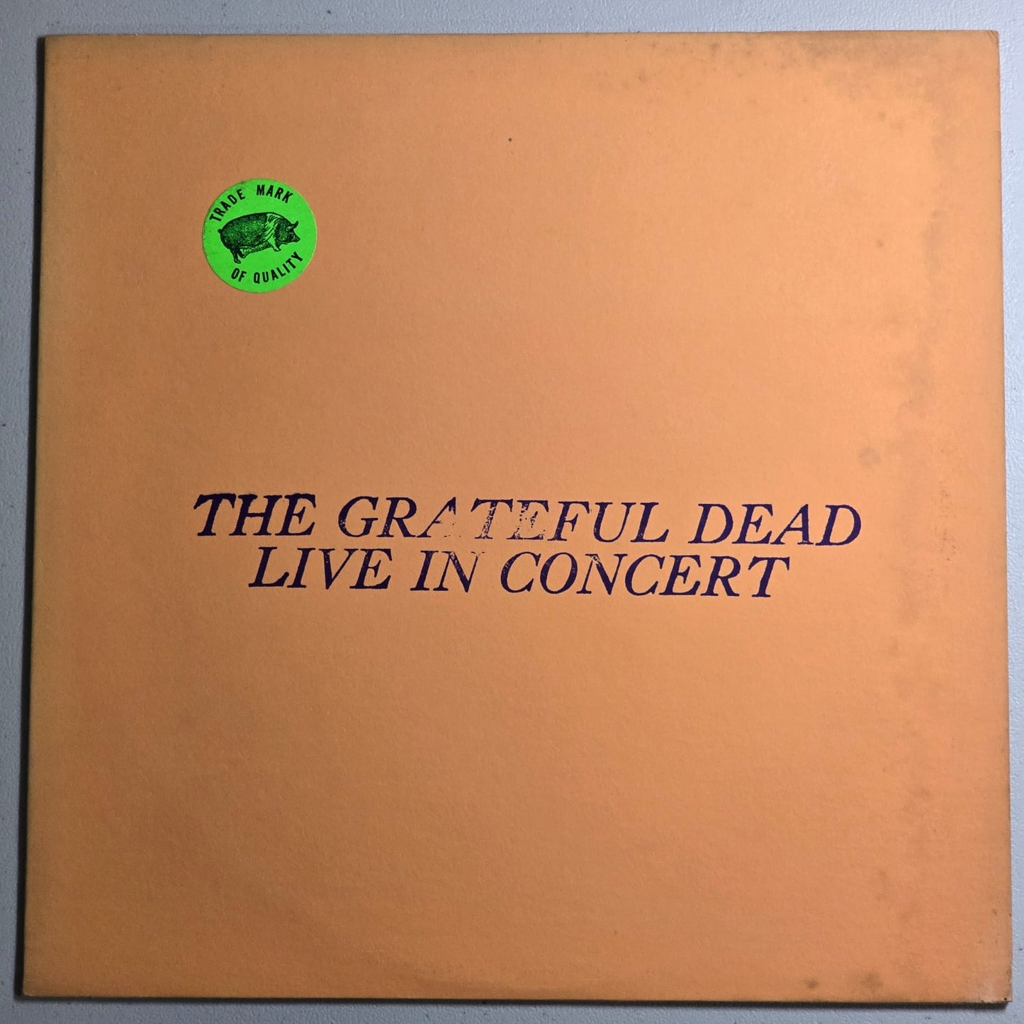Grateful Dead - Recorded Live in Concert - Dark Green Cloudy