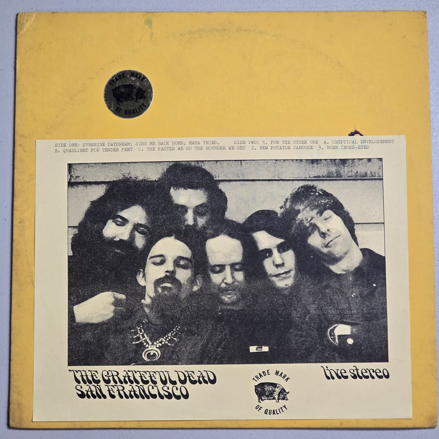 Grateful Dead - San Francisco 1 - TMOQ Yellow