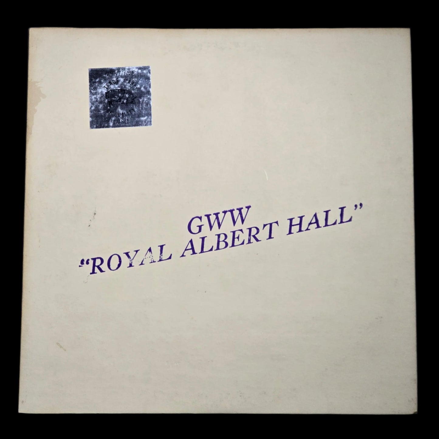 Bob Dylan - GWW Royal Albert Hall - TMOQ Yellow