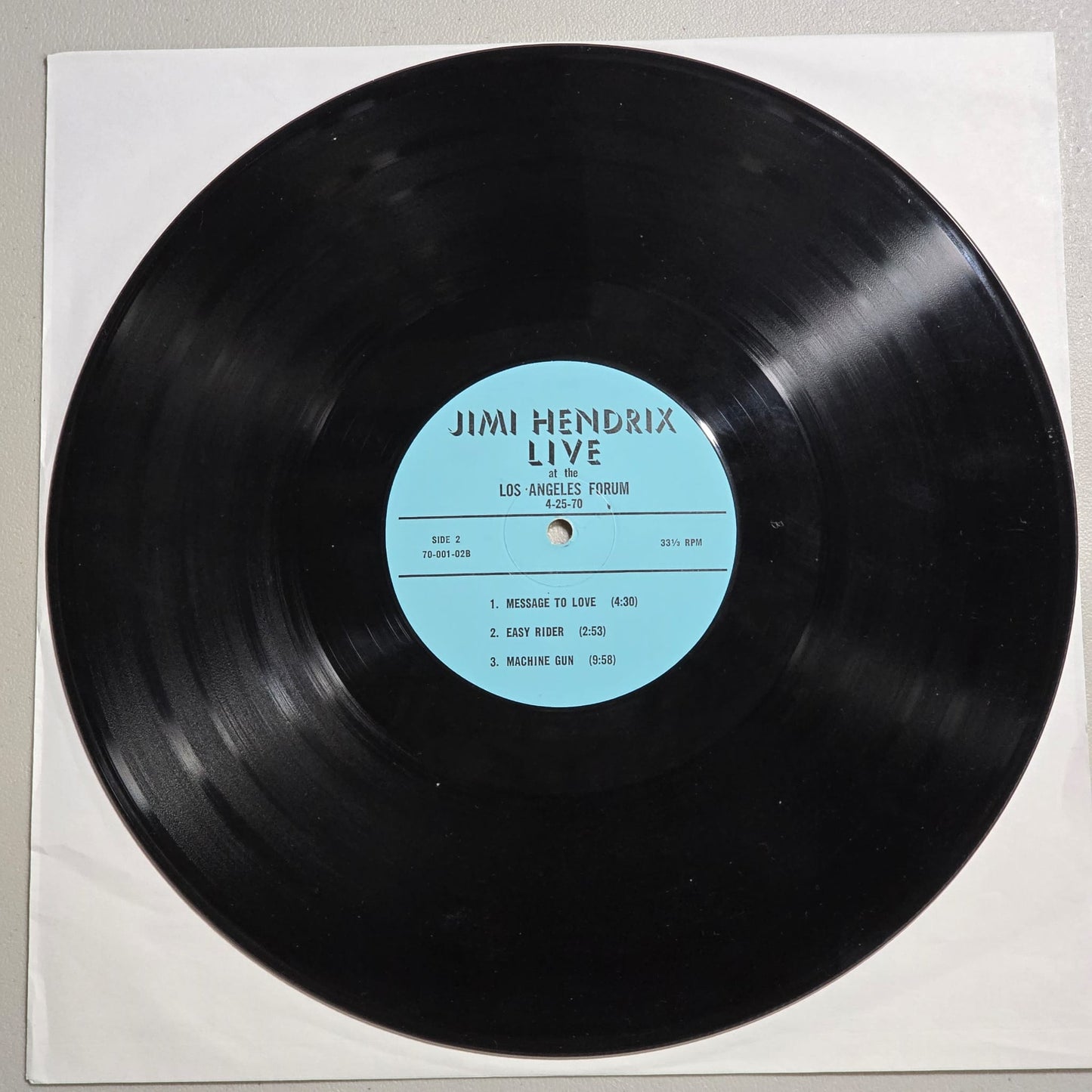 Jimi Hendrix - Live at the Los Angeles Forum 4-25-70 - 2LP