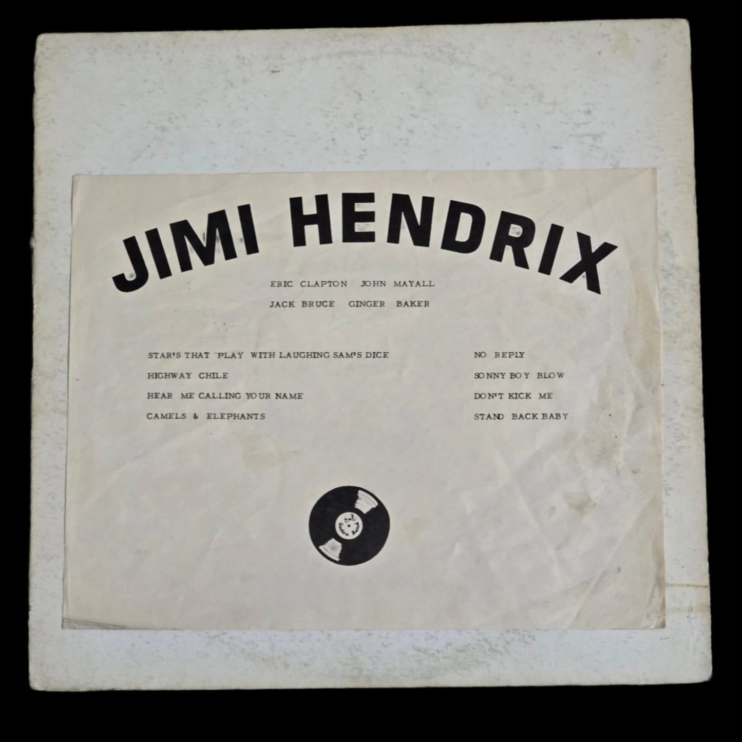 Jimi Hendrix - Eric Clapton, Ginger Baker, John Mayall, Jack Bruce