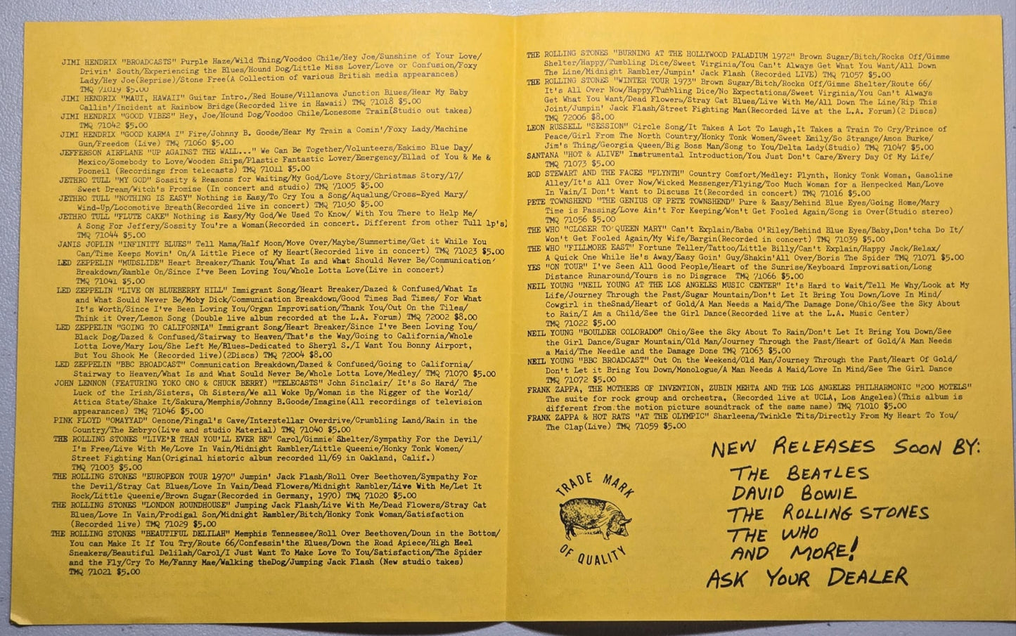 Bob Dylan - GWW John Birch Society Blues - Red Vinyl TMOQ