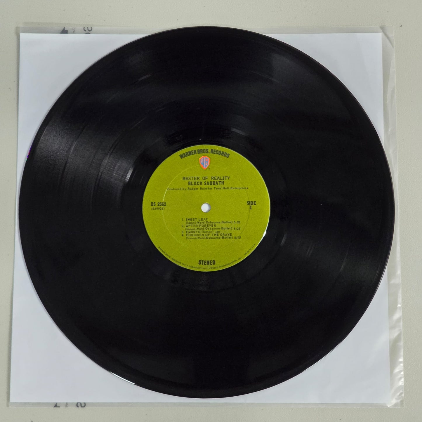 Master of Reality - US 1971 LP First Pressing