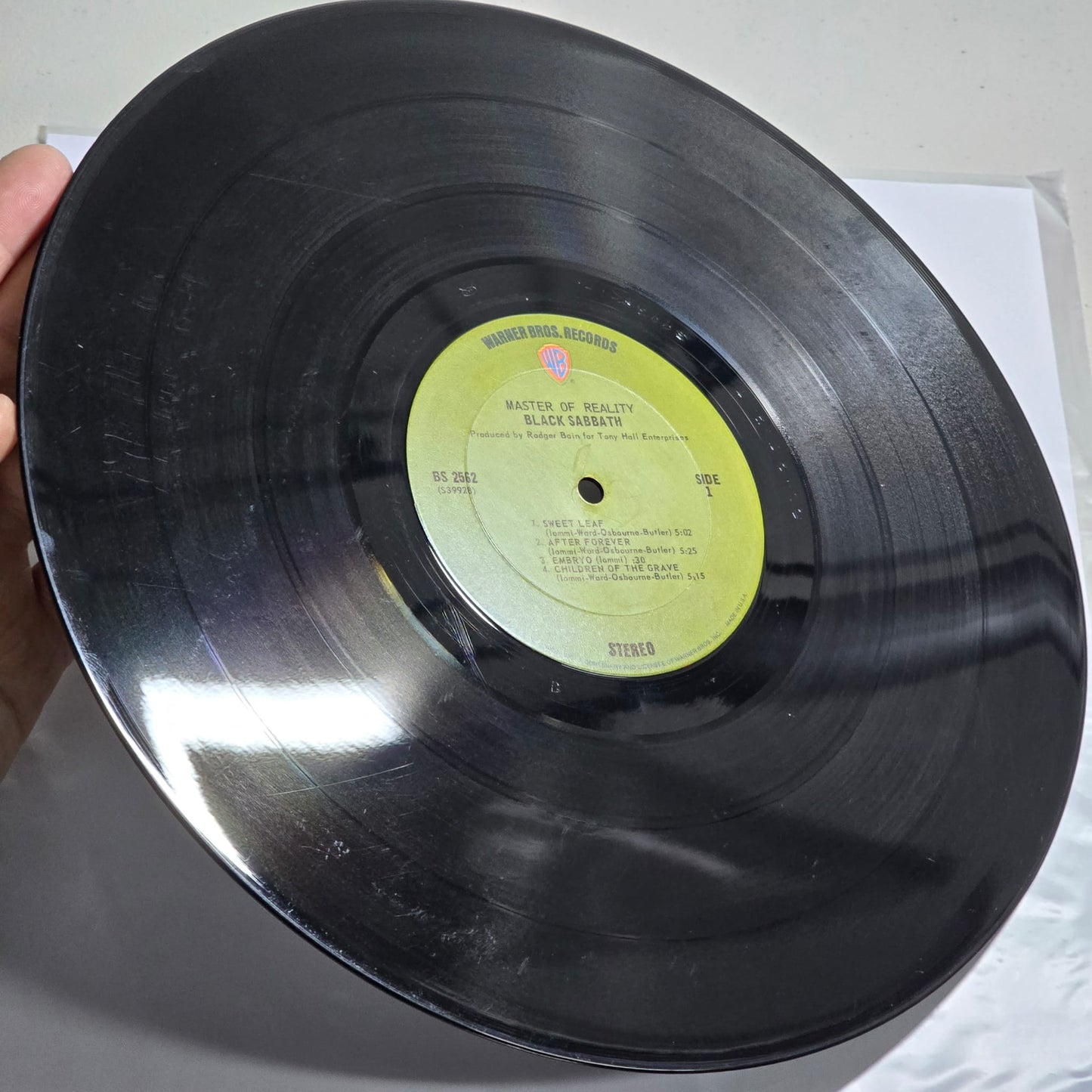 Master of Reality - US 1971 LP First Pressing