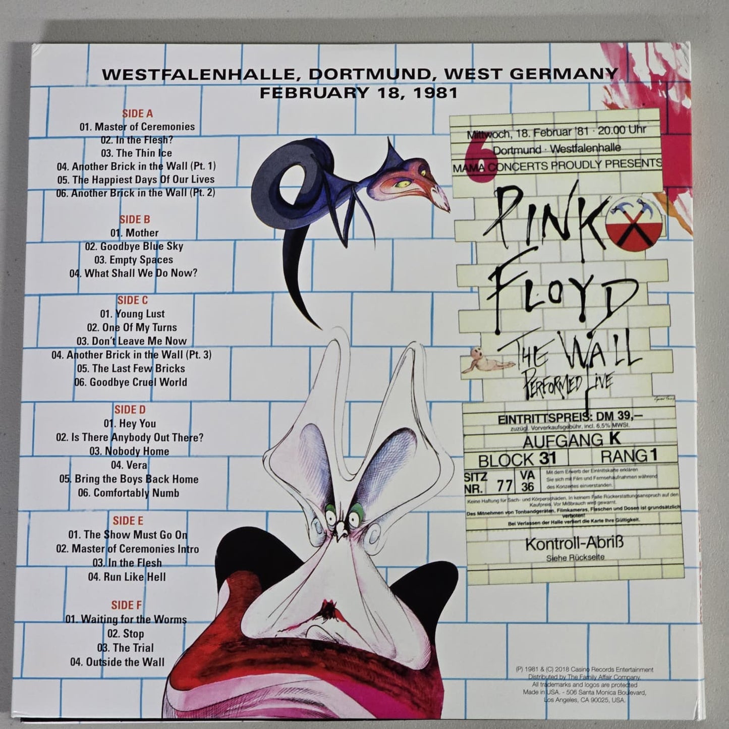 Pink Floyd - The Sixth German Show - Crystal Violet - 3LP Set