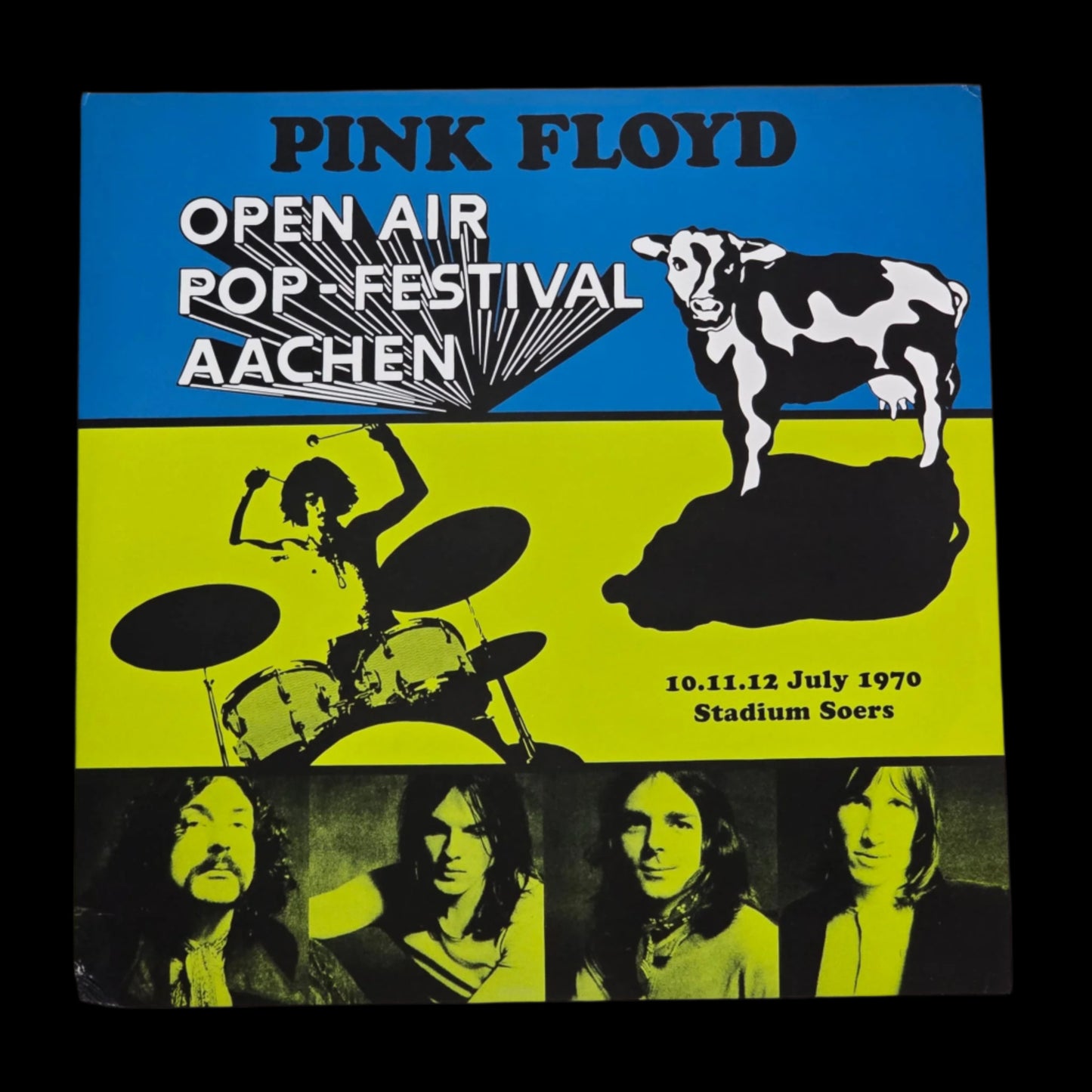 Pink Floyd - Open Air Pop-Festival Aachen - 2 LP Set with Poster