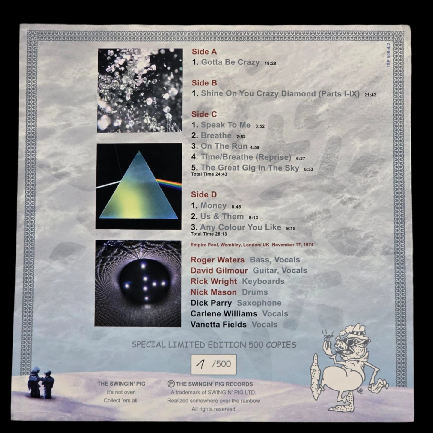 Pink Floyd - Getting Better All The Time - 2 LP - Light Blue/Transparent Blue