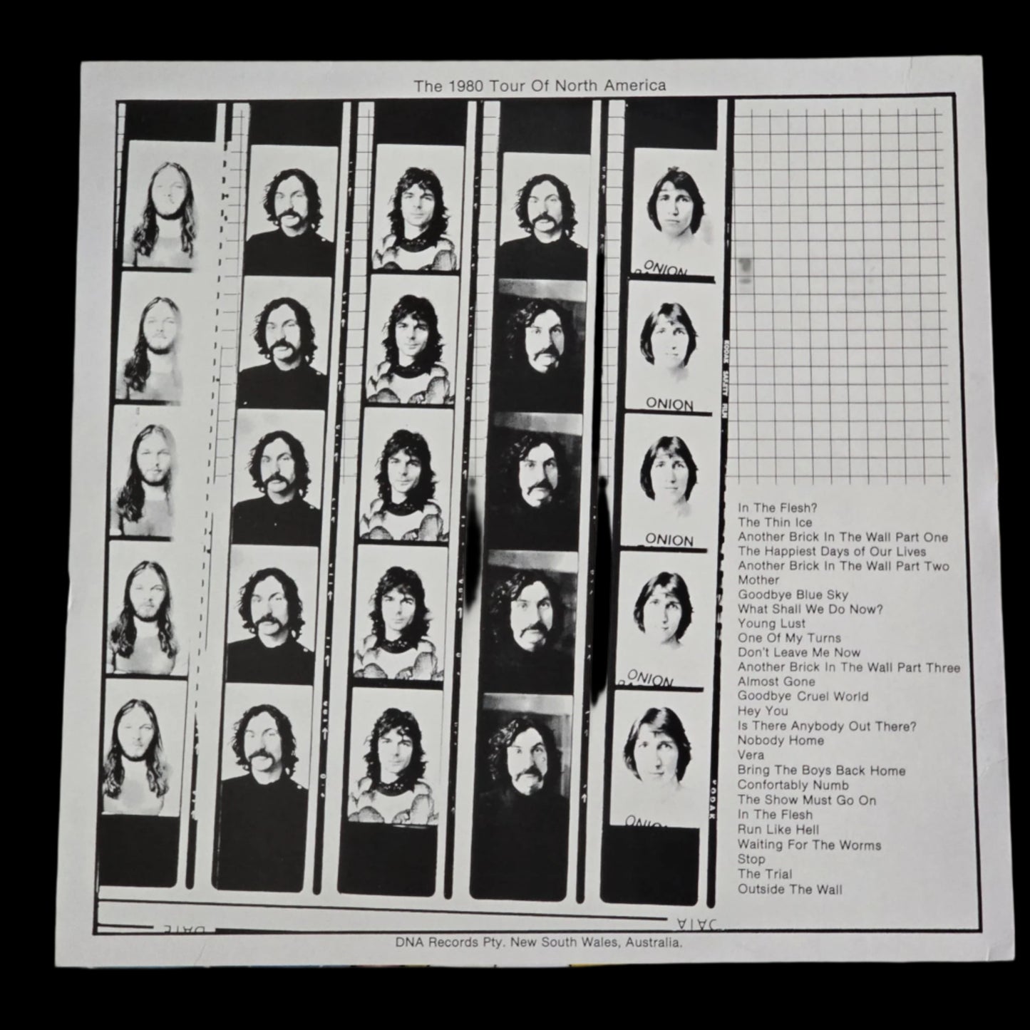 Pink Floyd - A Little Black Book With My Poems In PINK/YELLOW