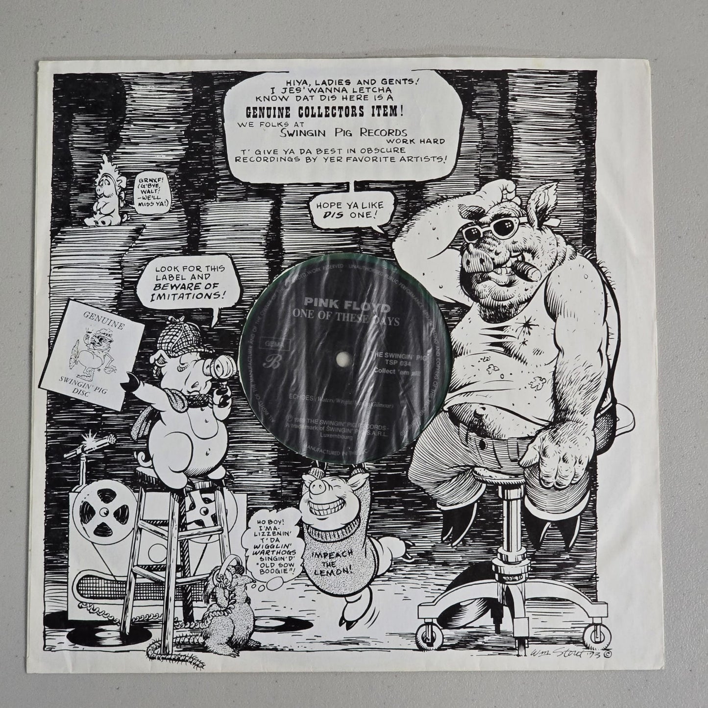 Pink Floyd - One Of These Days - Translucent Green Splatter