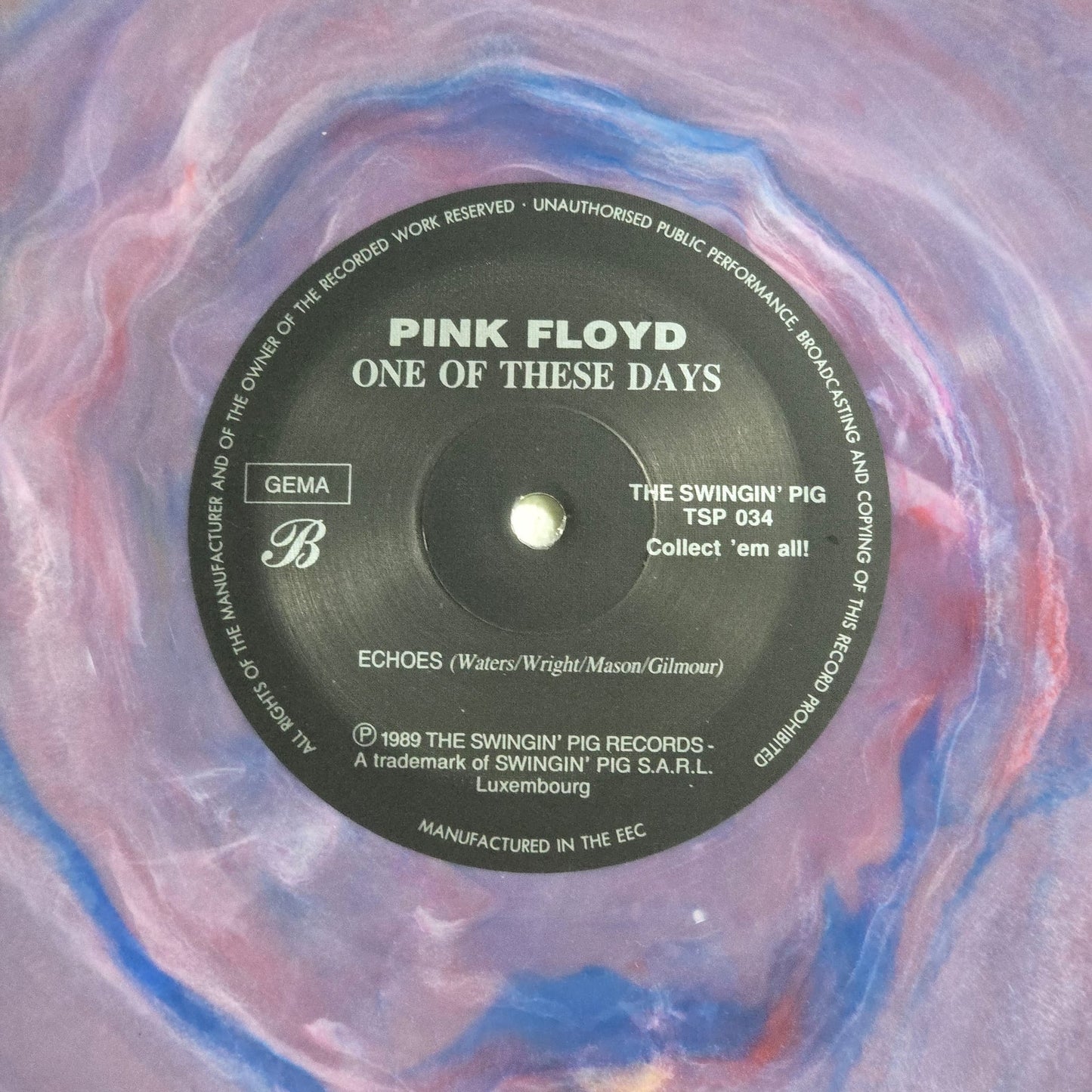 Pink Floyd - One Of These Days - Marbled Purple
