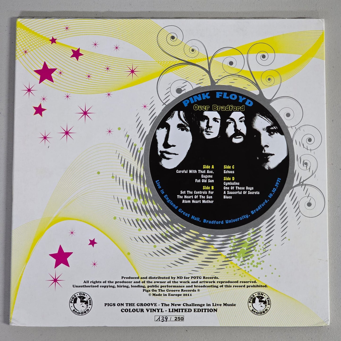 Pink Floyd - Over Bradford - Pigs On The Groove - Gold and Silver