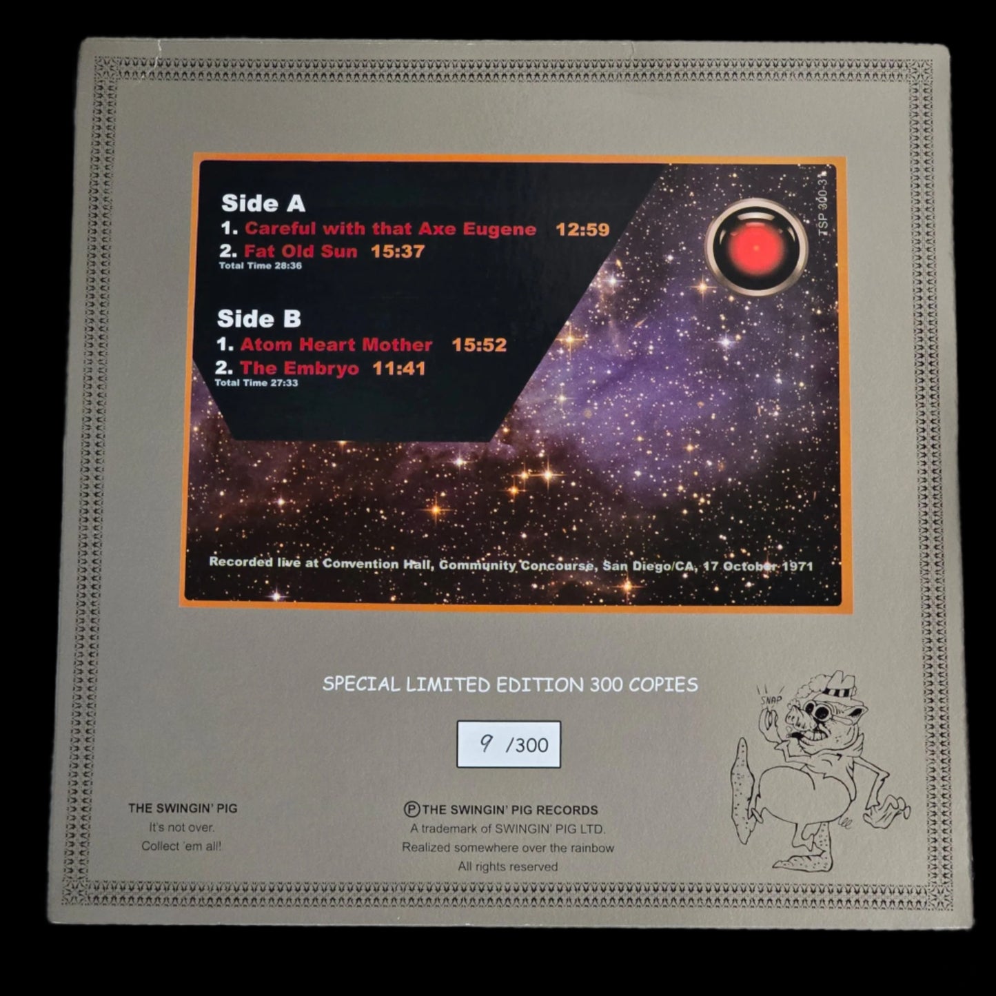 Pink Floyd - 1971 San Diego Odyssey - PART 1 Red