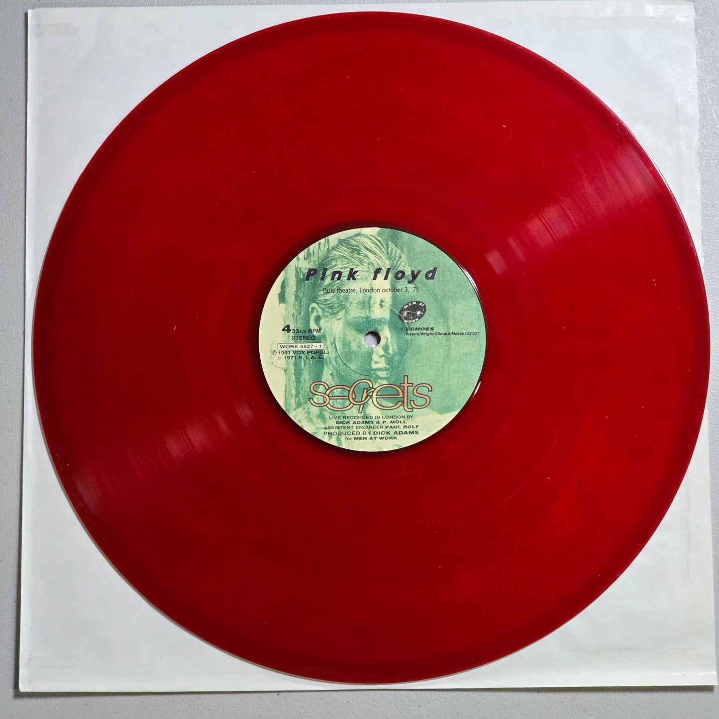 Pink Floyd - Secrets - 2 LP - Translucent Red Vinyl