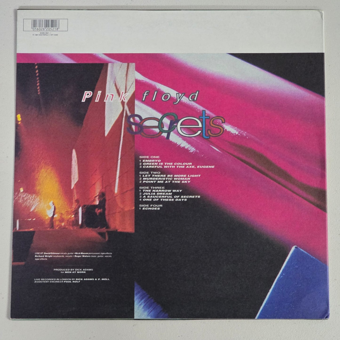 Pink Floyd - Secrets - 2 LP - Translucent Red Vinyl