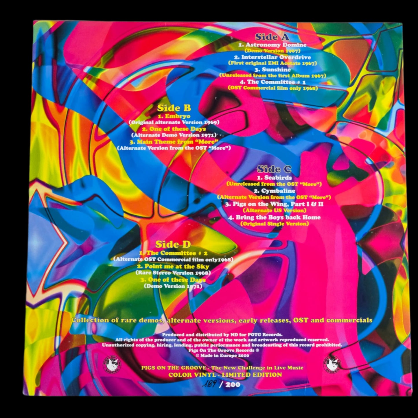 Pink Floyd - A Psychedelic Trip Vol 2 - 2LP - Clear/Green