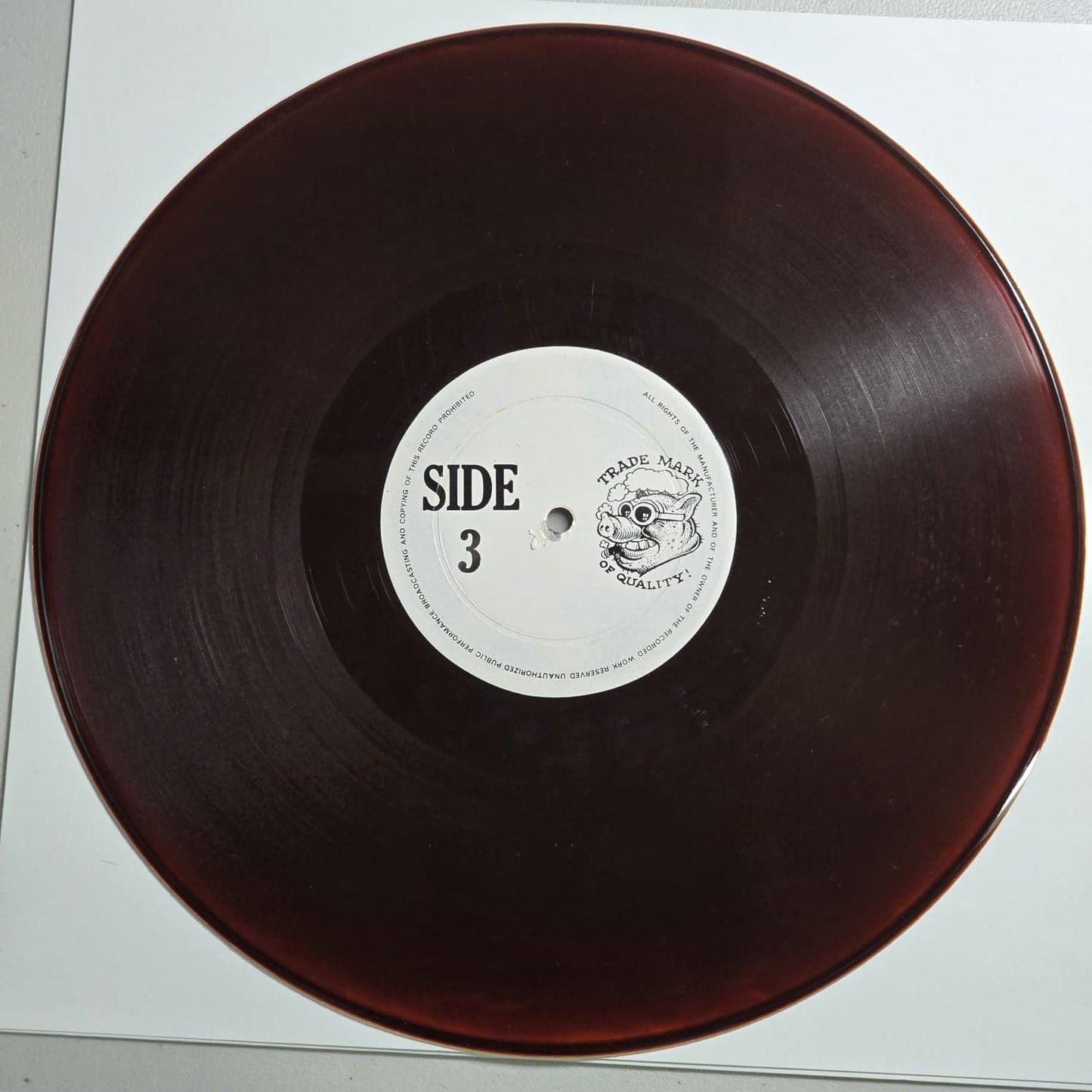 Rolling Stones - Get Your Rocks Off - TMQ 2806 - 1973 US Bootleg - NM NM Translucent Orange Brown Vinyl