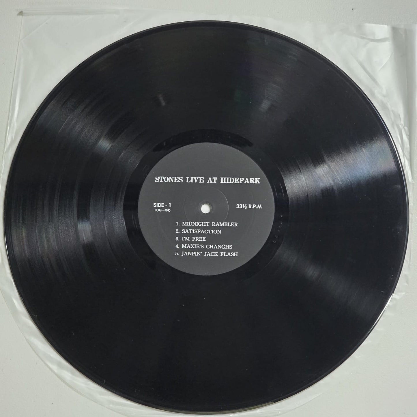 Rolling Stones - Live at Hidepark - Japan OG (504)