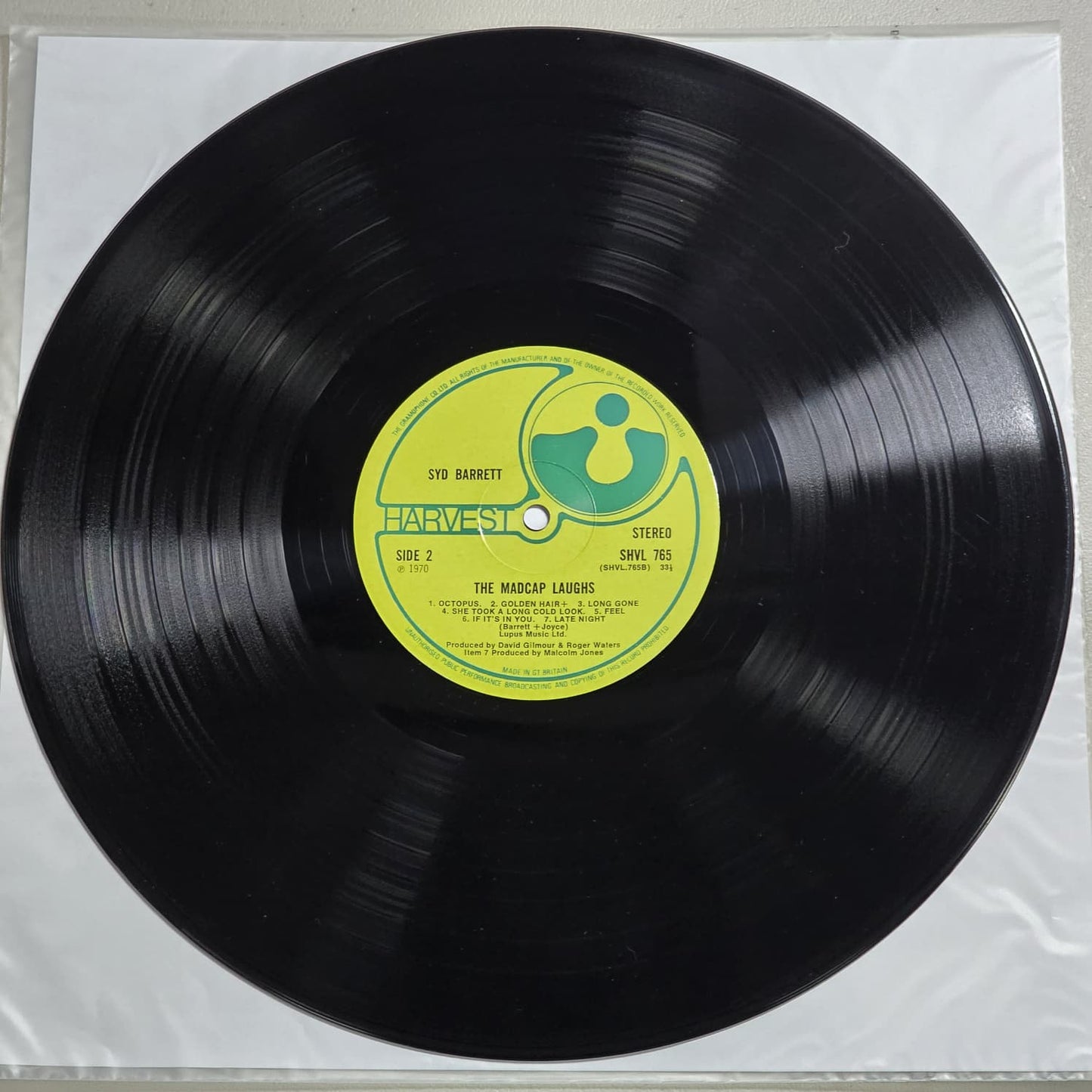 Syd Barrett - The Madcap Laughs - 1970 - UK 1st Press - Harvest SHVL 765 - VG++ VG+