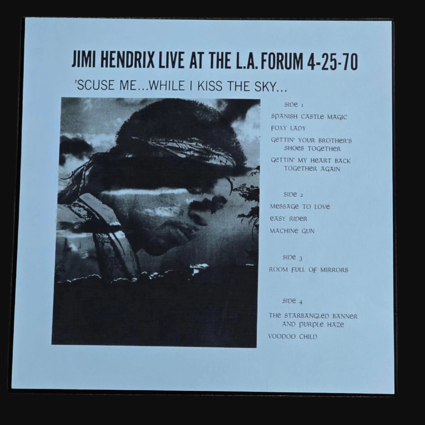 Jimi Hendrix - Scuse Me... While I Kiss The Sky... - 2LP Rubber Dubber