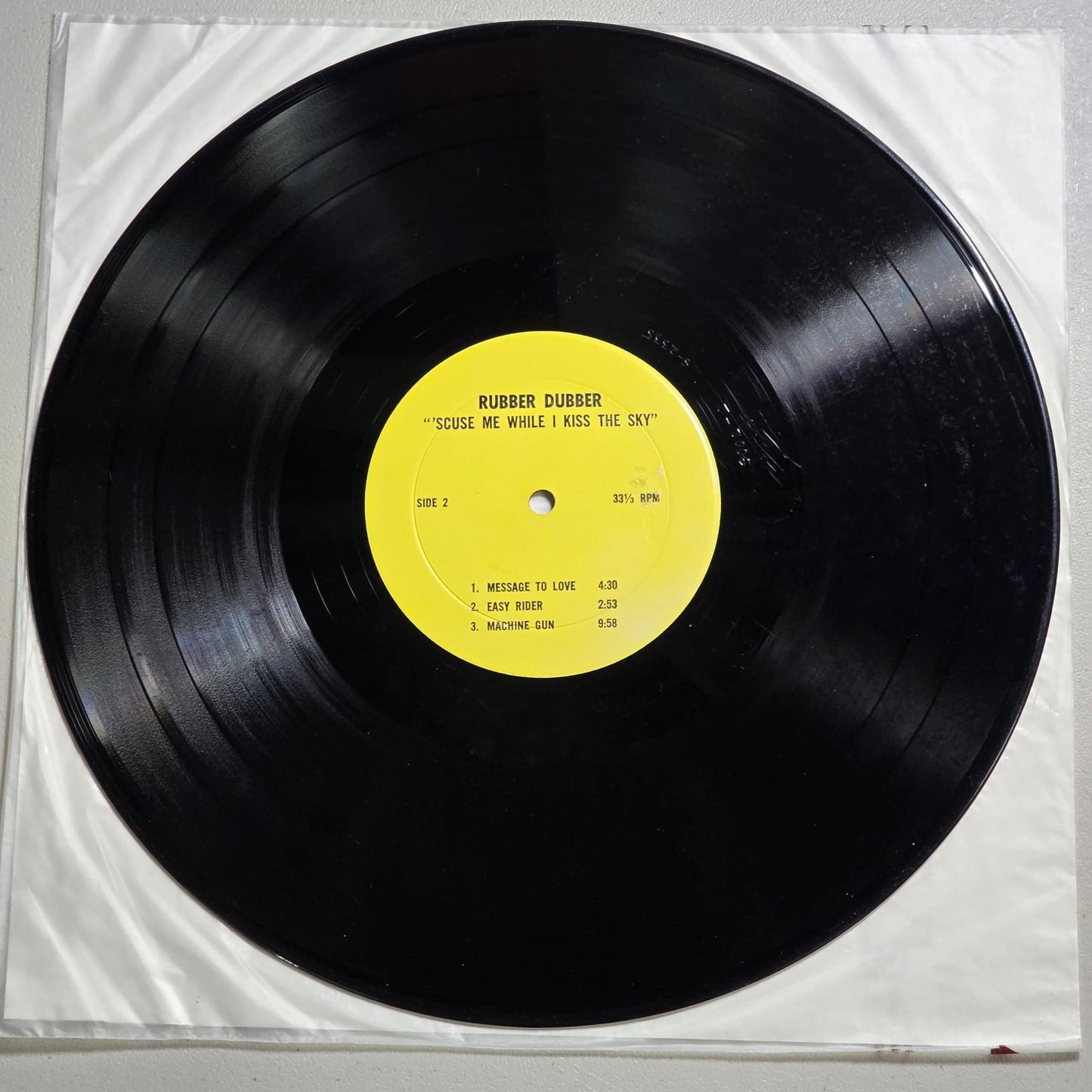 Jimi Hendrix - Scuse Me... While I Kiss The Sky... - 2LP Rubber Dubber