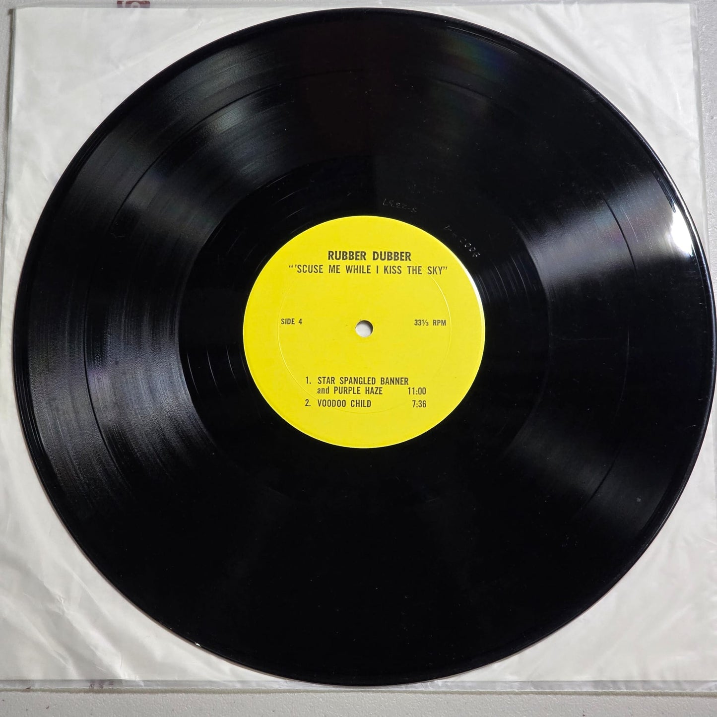 Jimi Hendrix - Scuse Me... While I Kiss The Sky... - 2LP Rubber Dubber