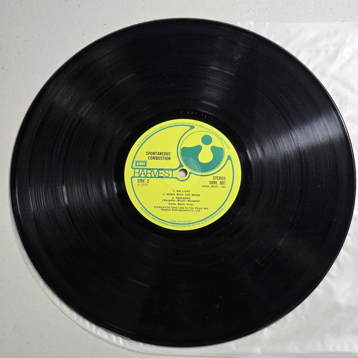 Spontaneous Combustion - Self-Titled - 1972 UK - Gatefold - VG+ VG+