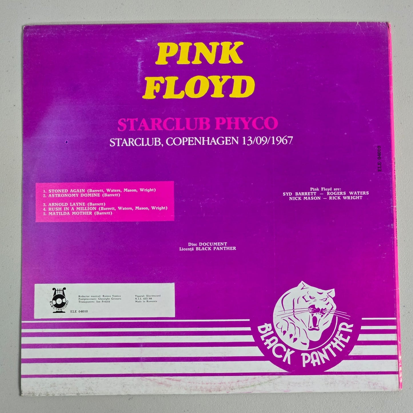 Pink Floyd - Starclub Phyco