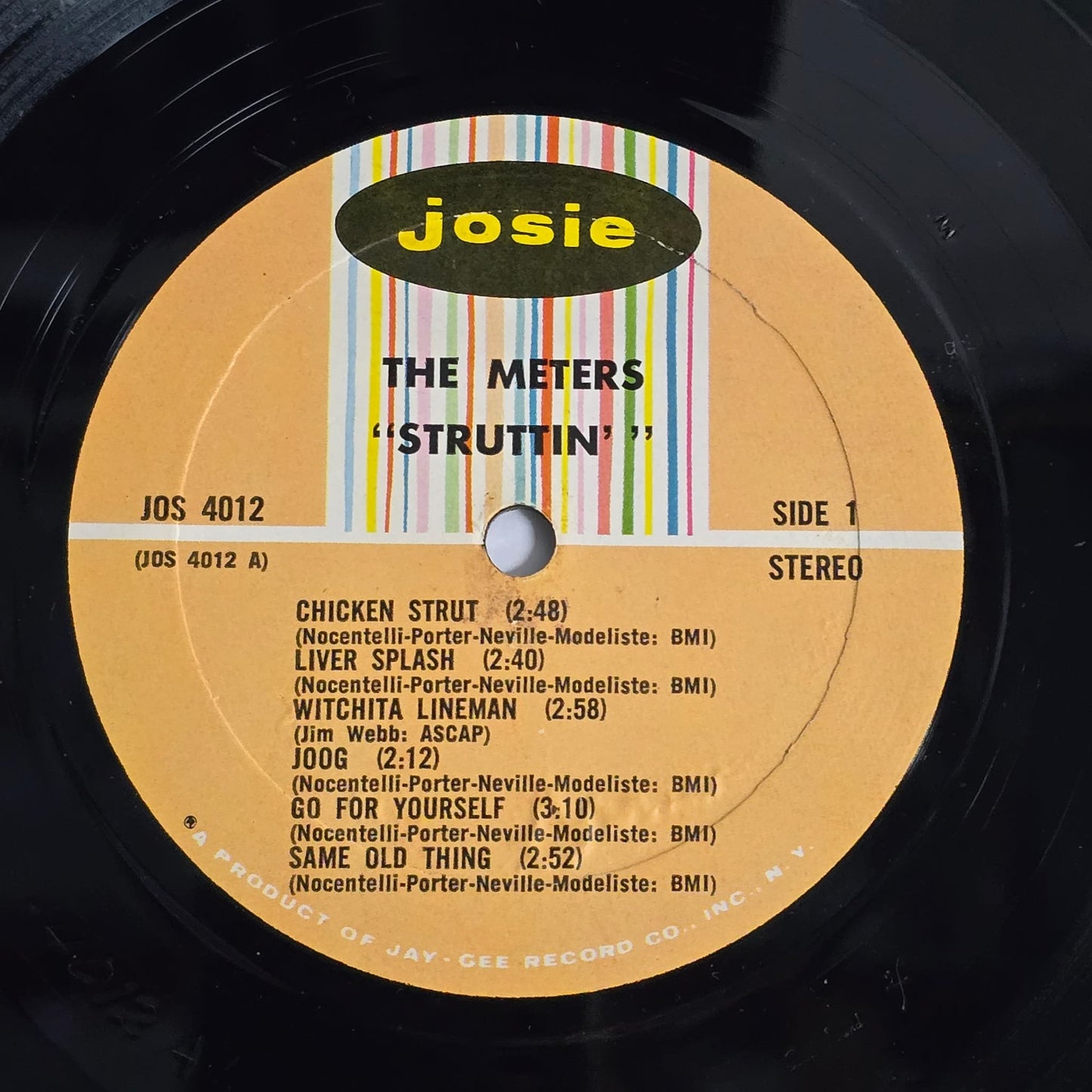 The Meters - Struttin - US 1970 LP 1st Pressing