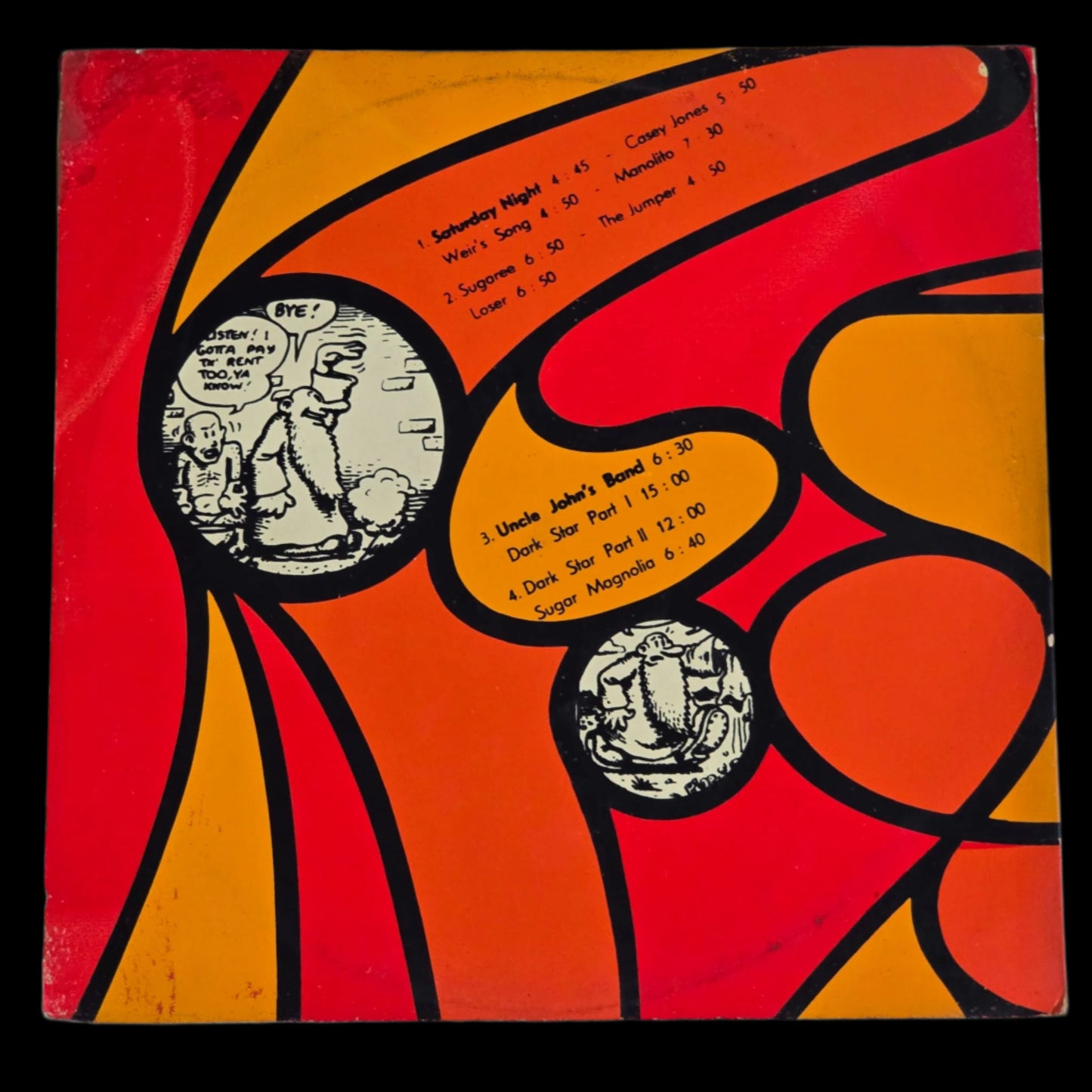 Grateful Dead - The Grateful Dead Live - Poster Cover